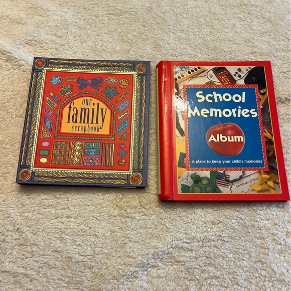 Other - ❗️2 for 1❗️NWOT Family and School Scrapbooks